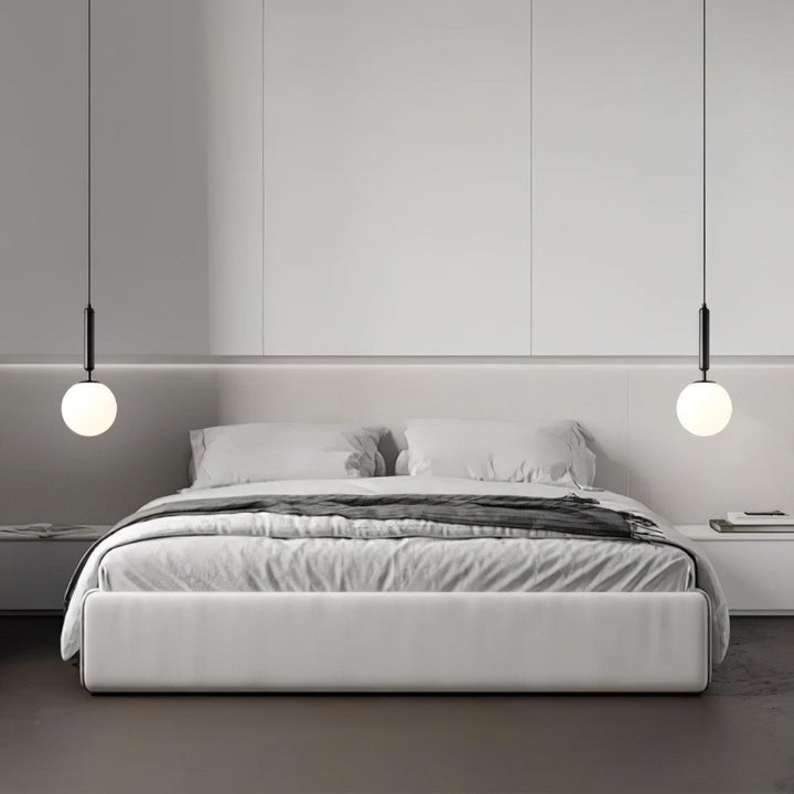 Holly Bar Pendant Light | Modern Glass & Brass Hanging for Bathroom | Vinlighting | Vinlighting