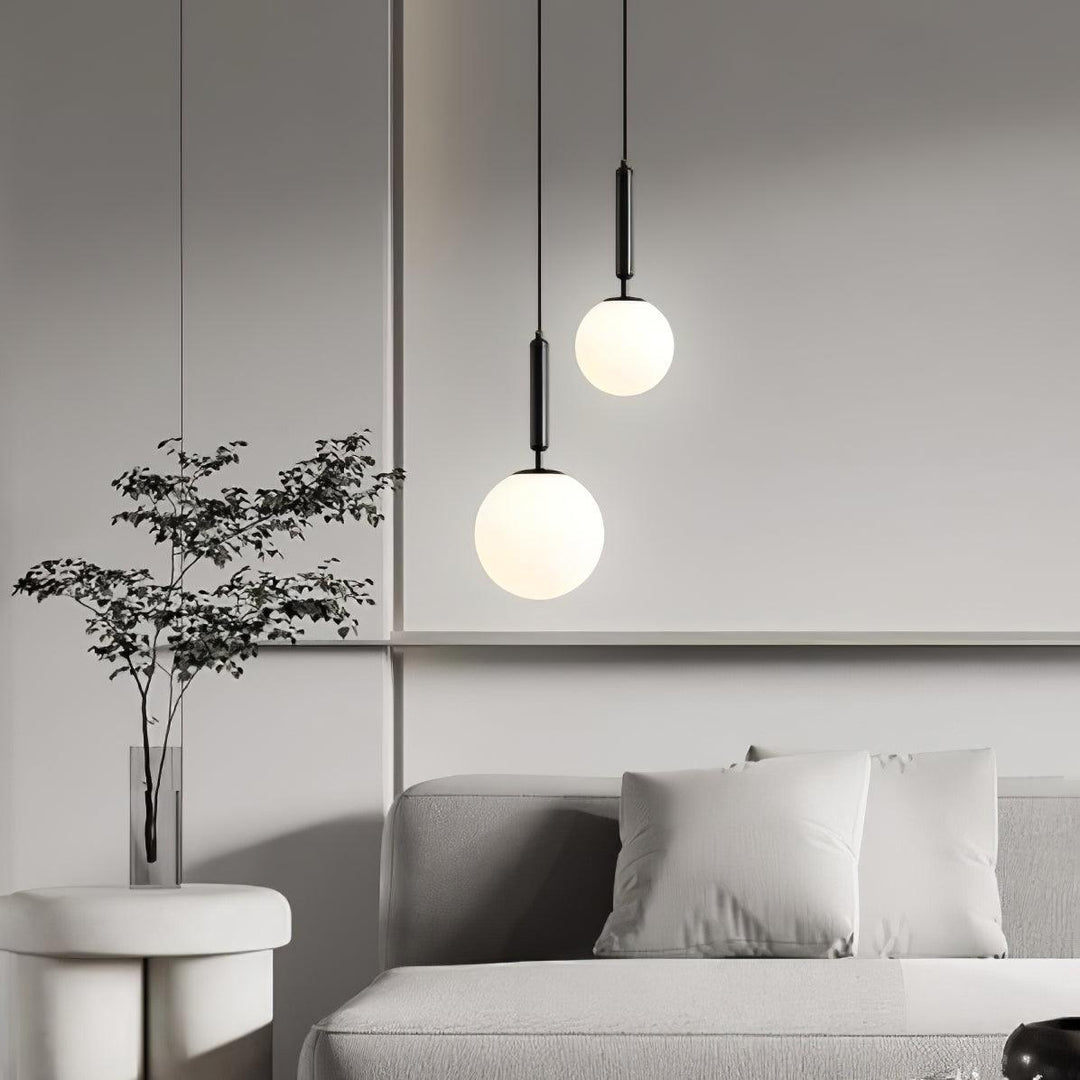 Holly Bar Pendant Light | Modern Glass & Brass Hanging for Bathroom | Vinlighting | Vinlighting