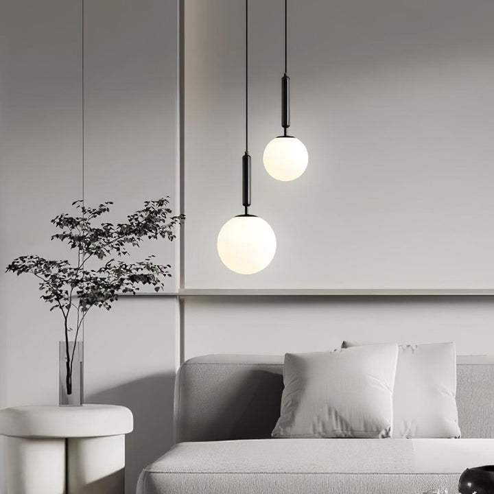 Holly Bar Pendant Light | Modern Glass & Brass Hanging for Bathroom | Vinlighting | Vinlighting