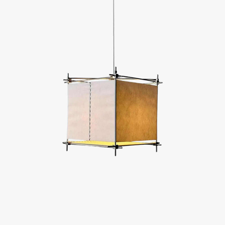 Hoshira Pendant Light - Japandi Cube Paper Lantern Pendant Light | Vinlighting