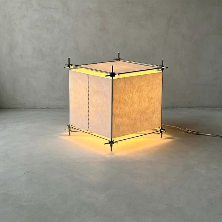 Hoshira Table Lamp- Geometric Parchment Desk Light | Vinlighting