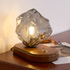 Ice Stone Glass Table Lamp