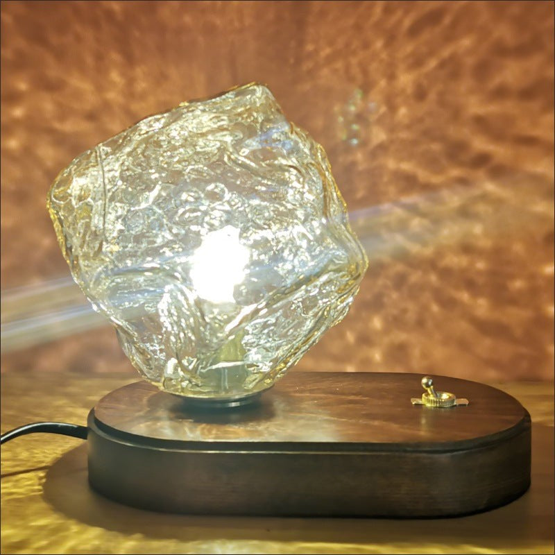 Ice Stone Glass Table Lamp