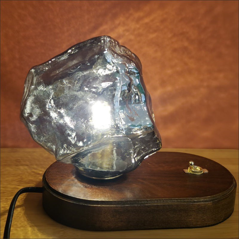 Ice Stone Glass Table Lamp