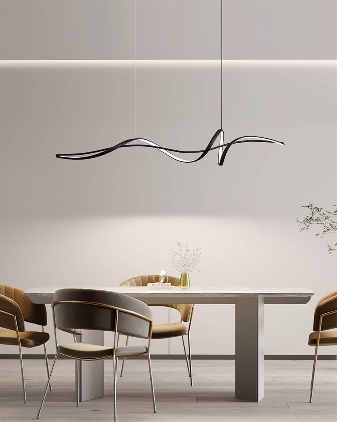 Inari Line Chandelier Modern Minimalist Design For Dining Rooms inari-line-chandelier-modern-minimalist-design-for-dining-rooms