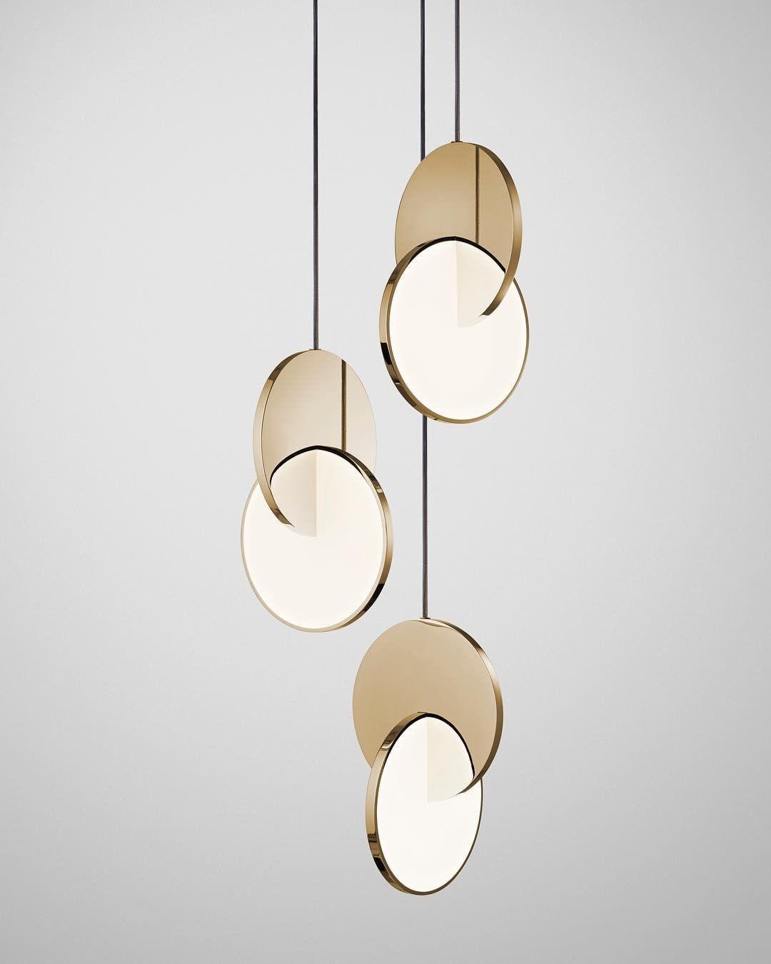 Interlocking Disc Pendant Light - Vinlighting