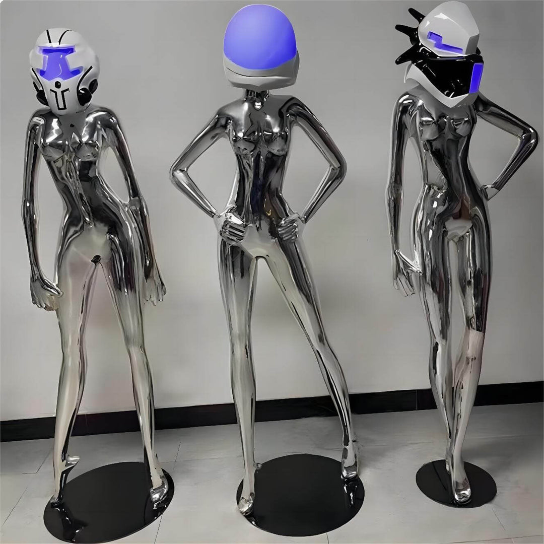 Interstellar Goddess Resin Sculpture Art Deco Floor Lamp