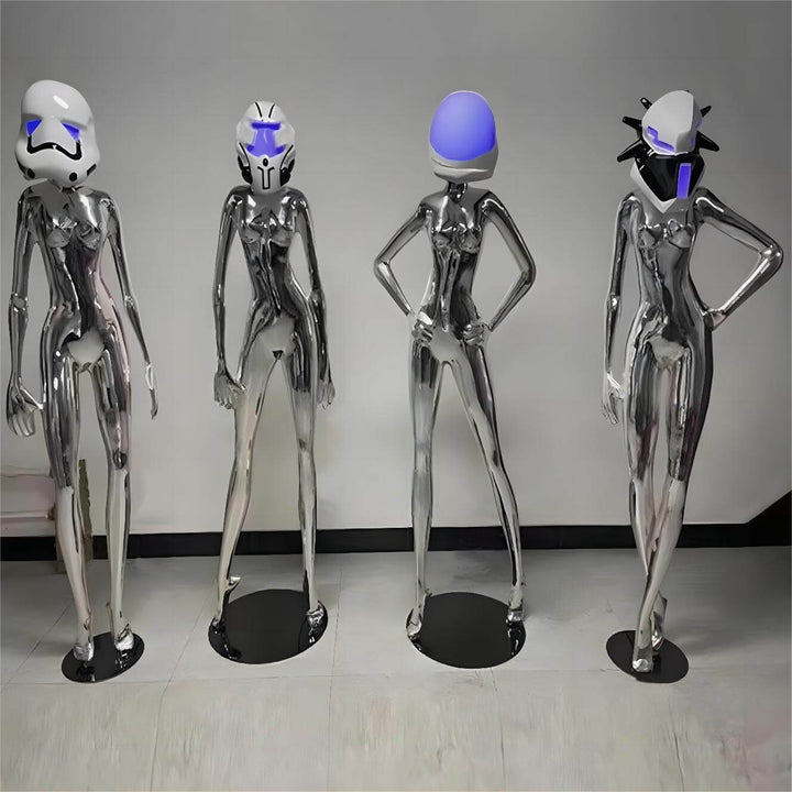 Interstellar Goddess Resin Sculpture Art Deco Floor Lamp