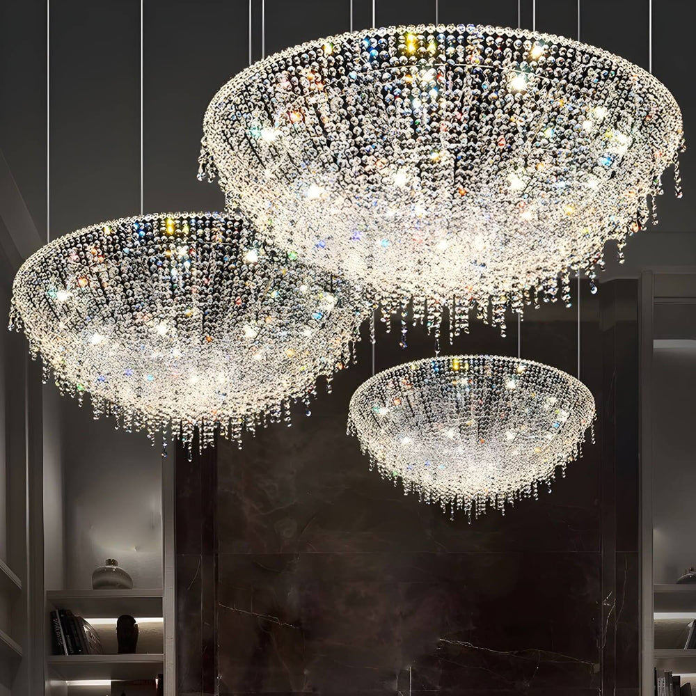 Jovira Crystal Chandelier – Modern Elegant Luxurious Lighting