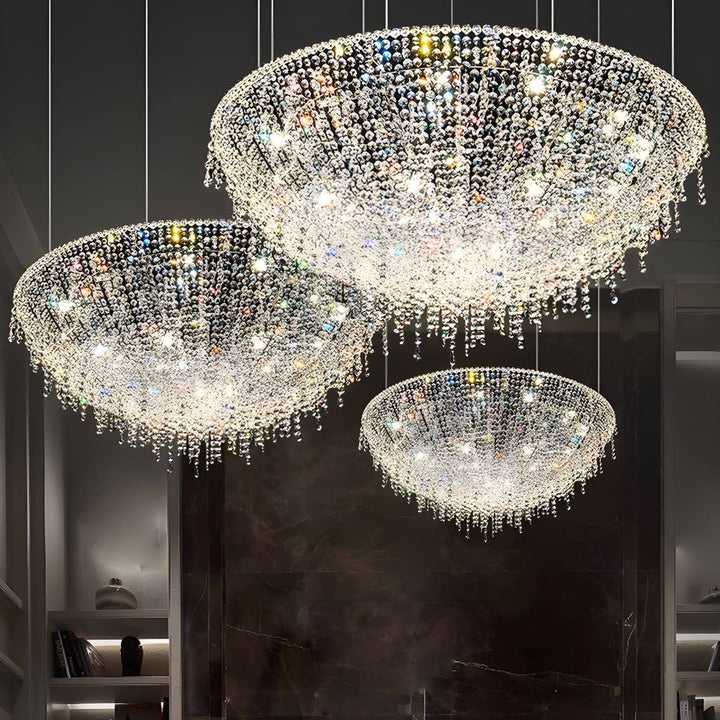 Jovira Crystal Chandelier – Modern Elegant Luxurious Lighting