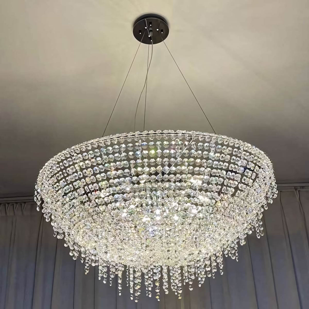 Jovira Crystal Chandelier – Modern Elegant Luxurious Lighting