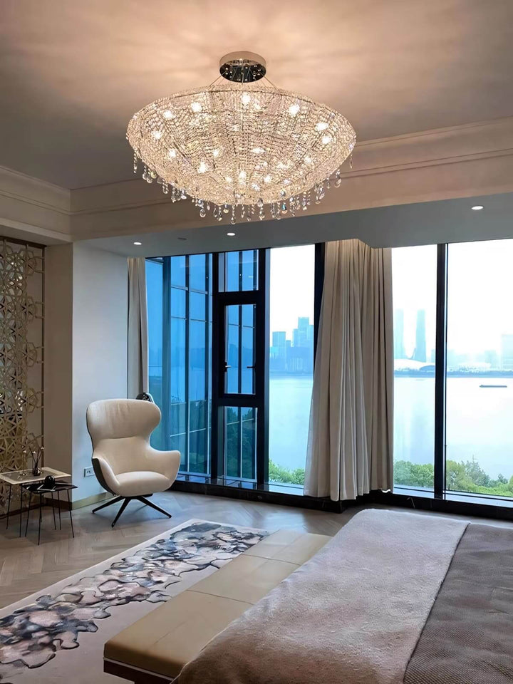Jovira Crystal Chandelier – Modern Elegant Luxurious Lighting