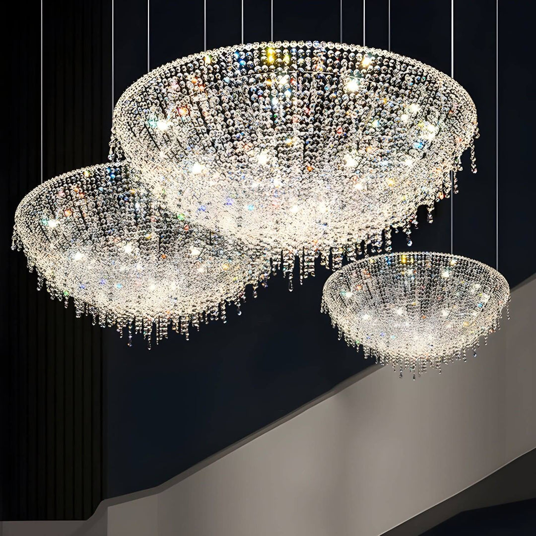 Jovira Crystal Chandelier – Modern Elegant Luxurious Lighting