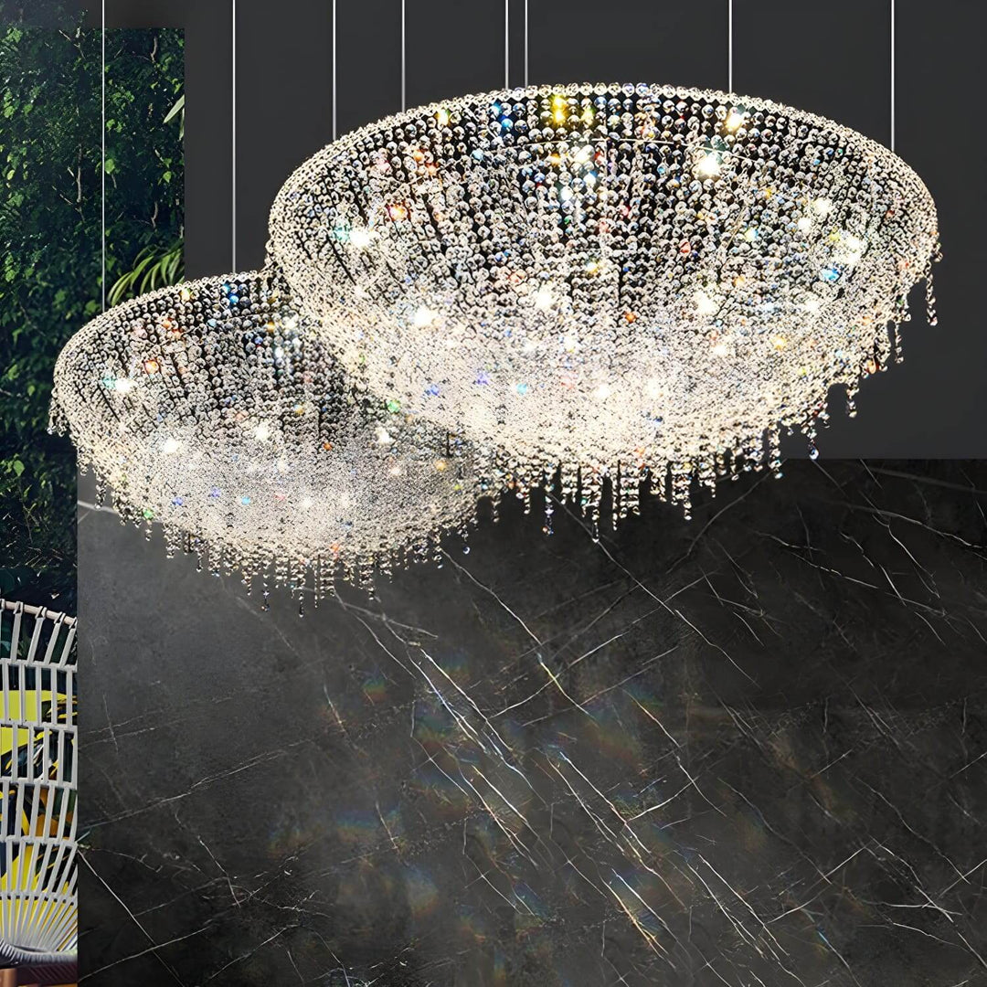 Jovira Crystal Chandelier – Modern Elegant Luxurious Lighting