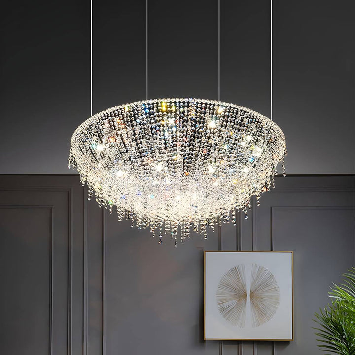 Jovira Crystal Chandelier – Modern Elegant Luxurious Lighting
