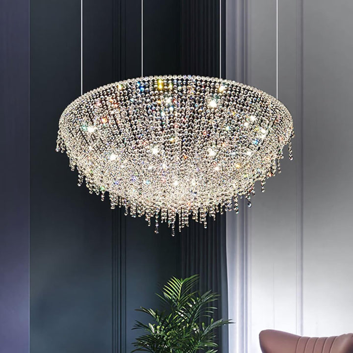 Jovira Crystal Chandelier – Modern Elegant Luxurious Lighting