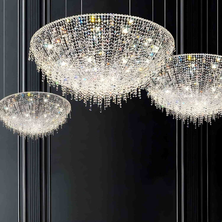 Jovira Crystal Chandelier – Modern Elegant Luxurious Lighting