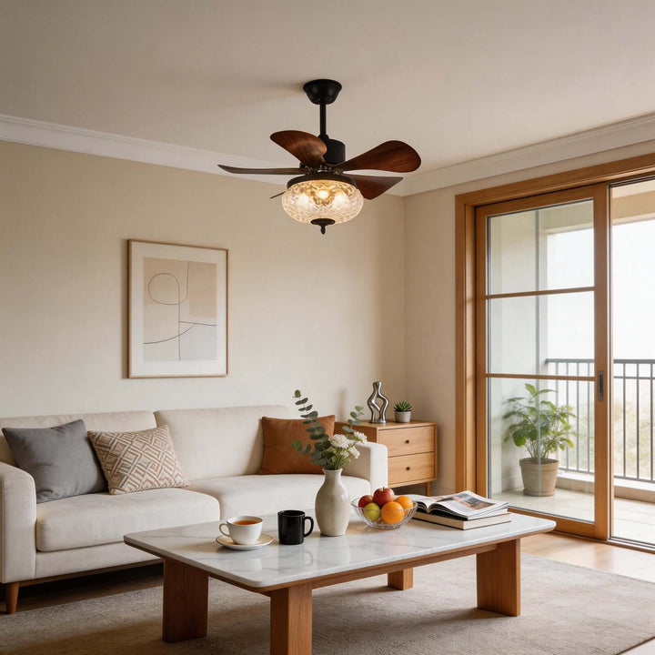 Jundel Ceiling Fan Light A - French Vintage ABS Light