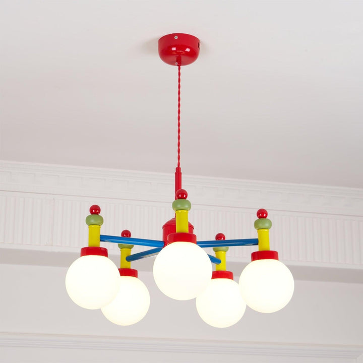 Junit Cute Chandelier - Colorful Glass Ball Chandelier | Vinlighting | Vinlighting