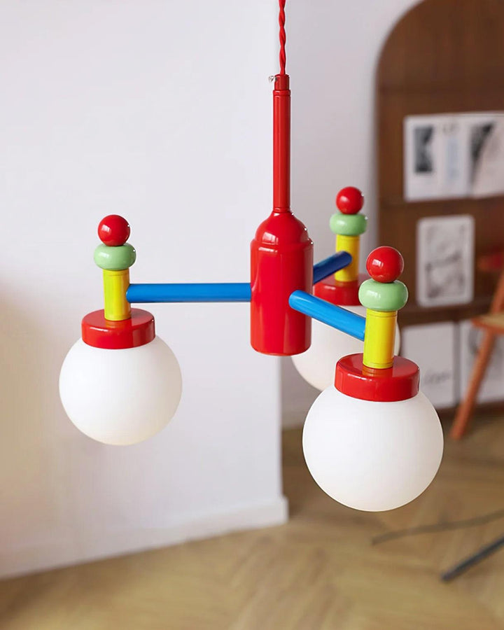 Junit Cute Chandelier - Colorful Glass Ball Chandelier | Vinlighting | Vinlighting