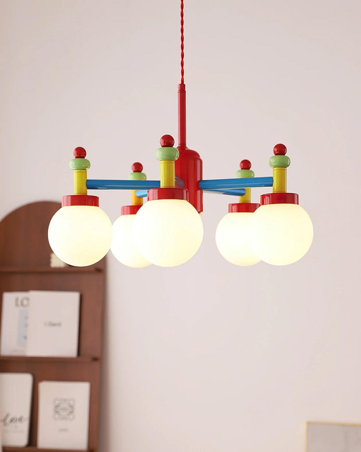 Junit Cute Chandelier - Colorful Glass Ball Chandelier | Vinlighting | Vinlighting