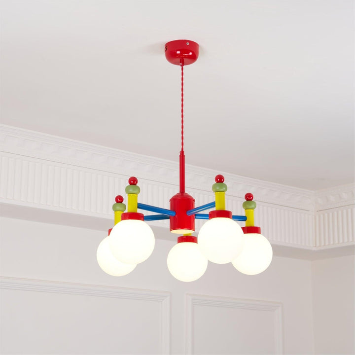 Junit Cute Chandelier - Colorful Glass Ball Chandelier | Vinlighting | Vinlighting