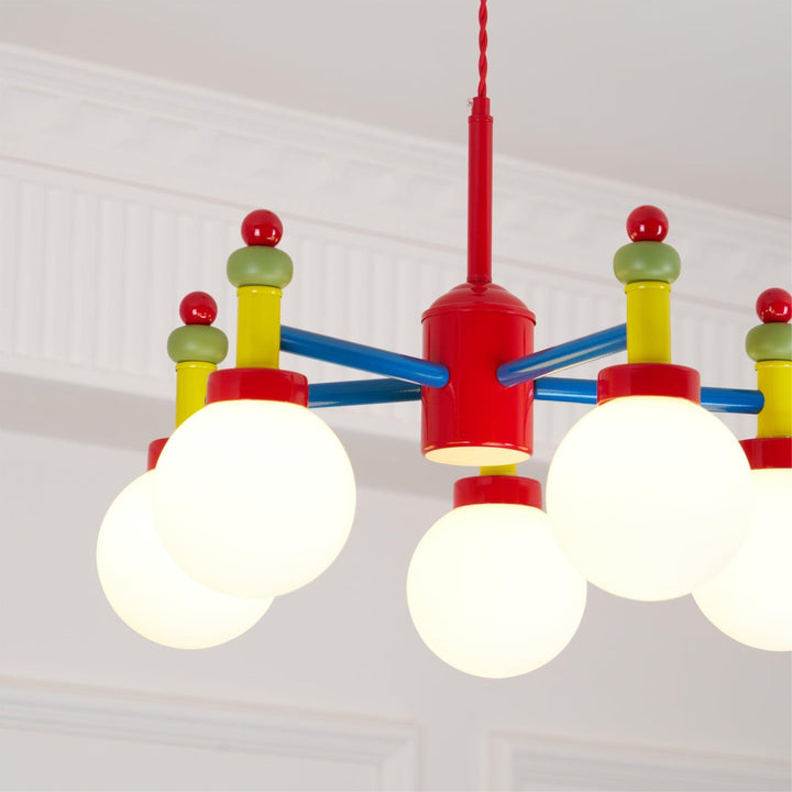 Junit Cute Chandelier - Colorful Glass Ball Chandelier | Vinlighting | Vinlighting
