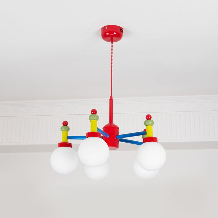 Junit Cute Chandelier - Colorful Glass Ball Chandelier | Vinlighting | Vinlighting