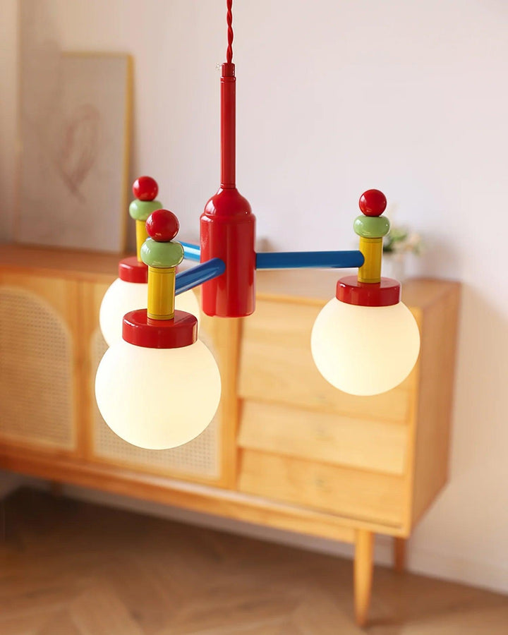 Junit Cute Chandelier - Colorful Glass Ball Chandelier | Vinlighting | Vinlighting