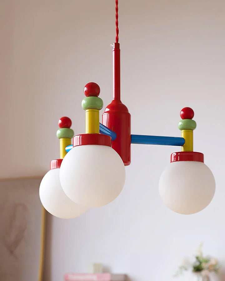 Junit Cute Chandelier - Colorful Glass Ball Chandelier | Vinlighting | Vinlighting