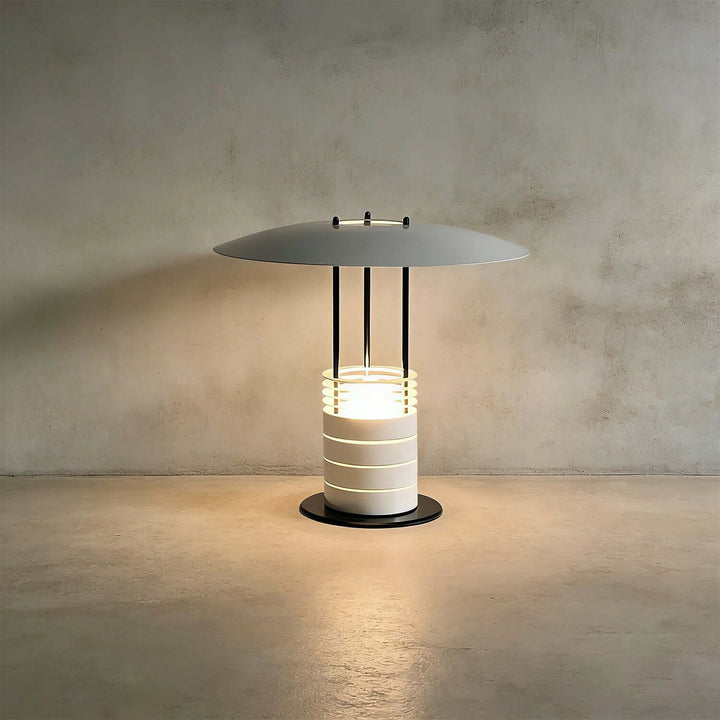Juxar Table Lamp – Cream Minimalist Office Table Lamp