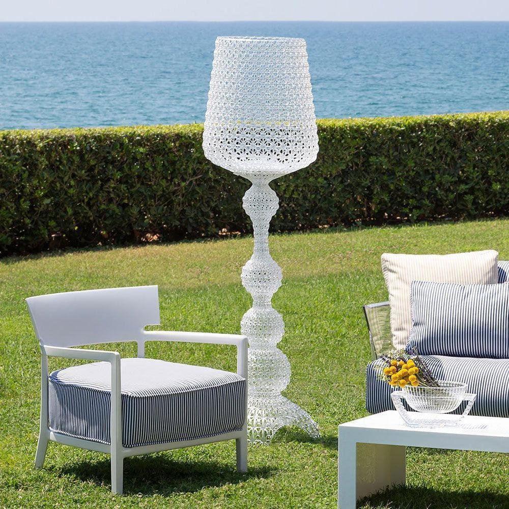 Kabuki Floor Lamp - Elegant Acrylic Design, Colorful Light & Style | Vinlighting | Vinlighting