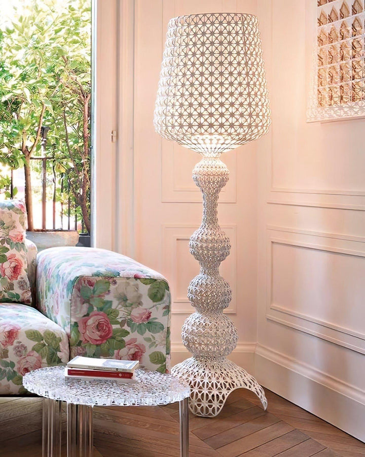 Kabuki Floor Lamp - Elegant Acrylic Design, Colorful Light & Style | Vinlighting | Vinlighting