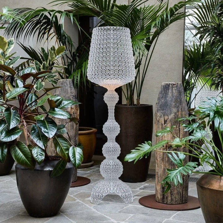 Kabuki Floor Lamp - Elegant Acrylic Design, Colorful Light & Style | Vinlighting | Vinlighting