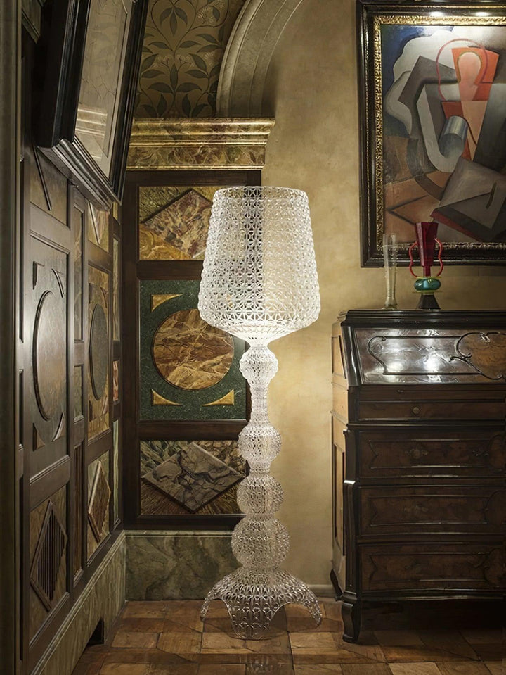 Kabuki Floor Lamp - Elegant Acrylic Design, Colorful Light & Style | Vinlighting | Vinlighting
