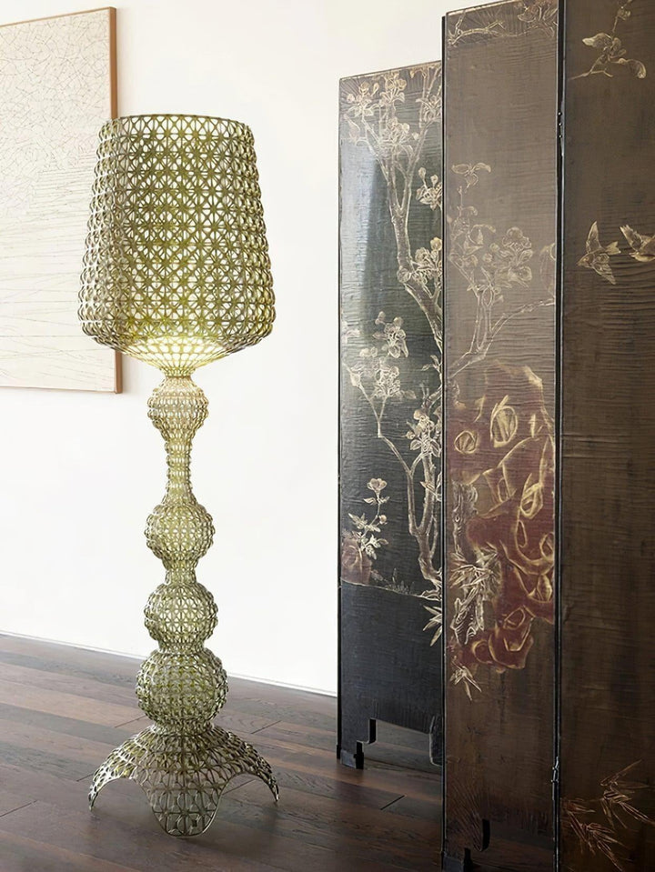 Kabuki Floor Lamp - Elegant Acrylic Design, Colorful Light & Style | Vinlighting | Vinlighting