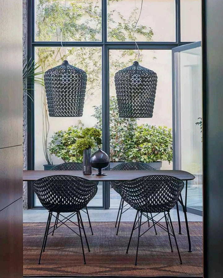 Kabuki Pendant Lamp | Modern Art Deco Hanging Light for Kitchen Island | Vinlighting | Vinlighting