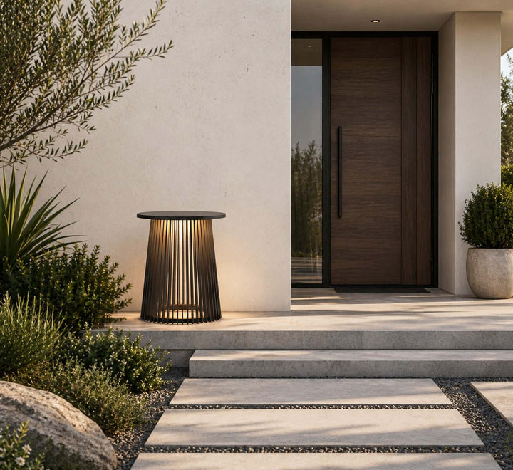 Kaelis Outdoor Floor Lamp - Modern Minimalist Terrace Lighting