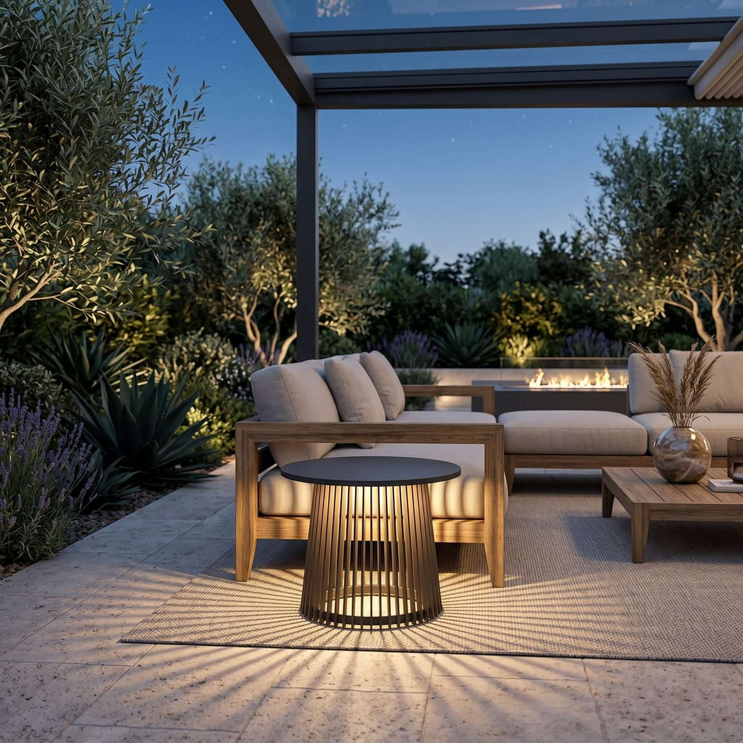 Kaelis Outdoor Floor Lamp - Modern Minimalist Terrace Lighting