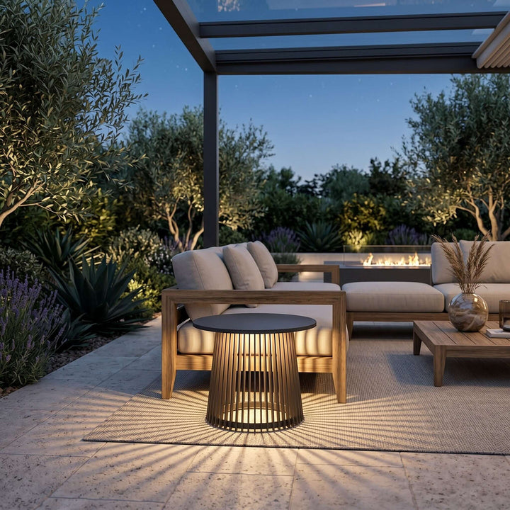 Kaelis Outdoor Floor Lamp - Modern Minimalist Terrace Lighting
