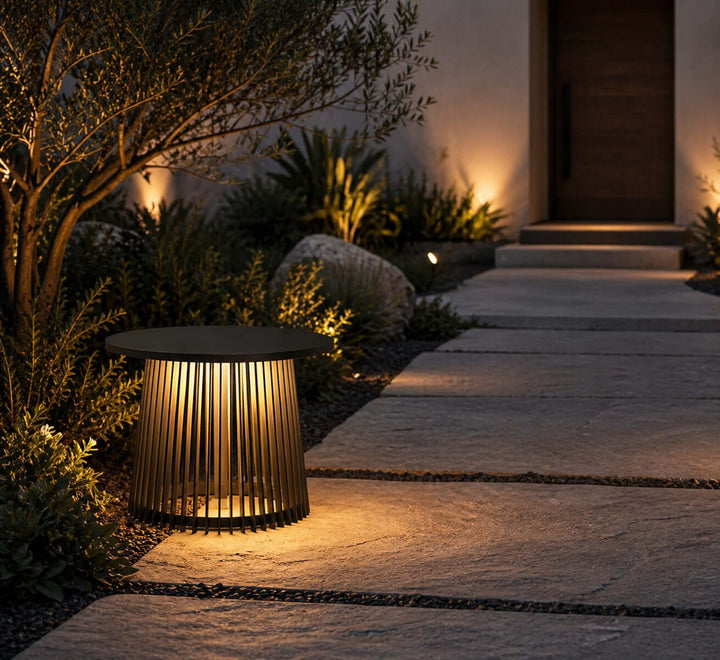 Kaelis Outdoor Floor Lamp - Modern Minimalist Terrace Lighting