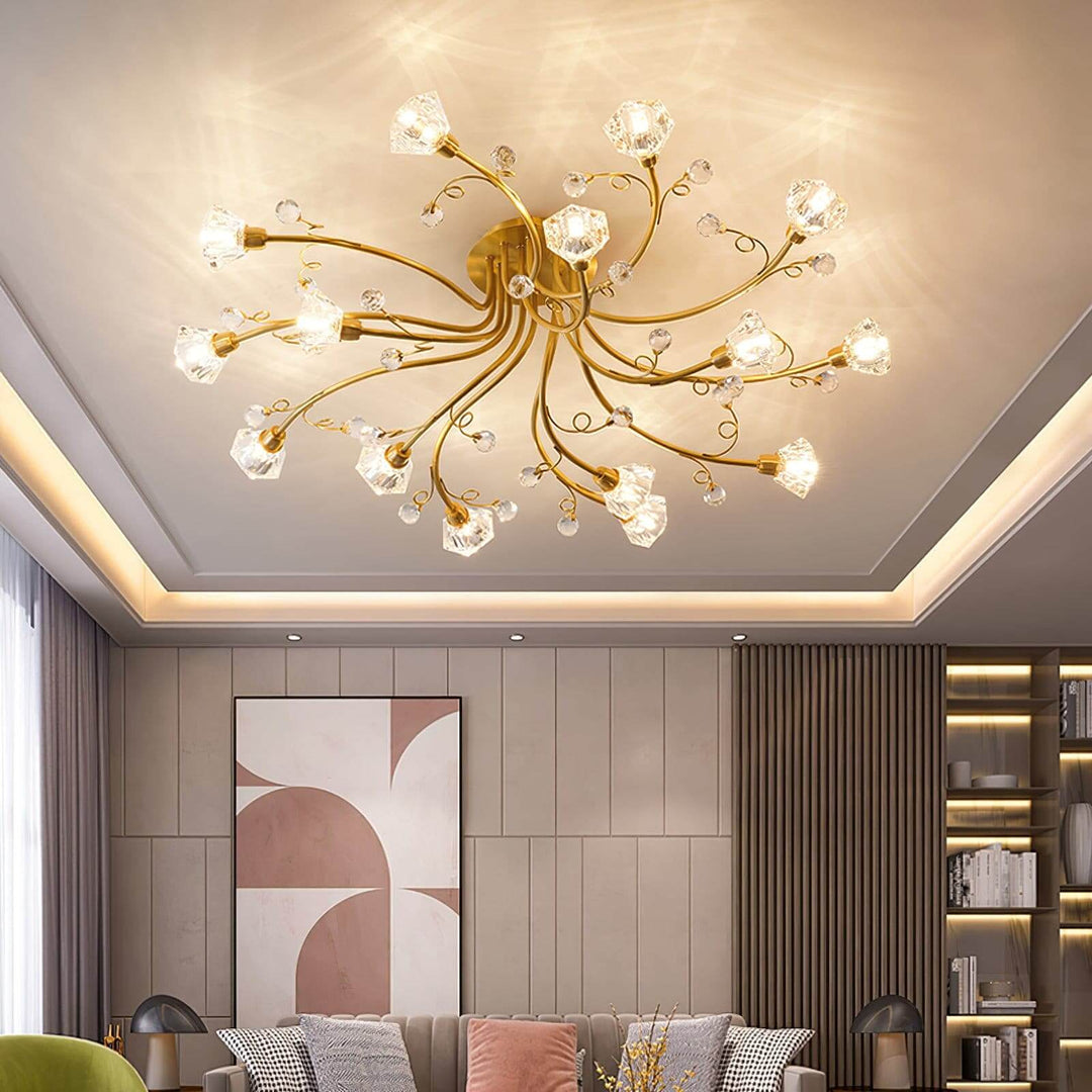Kavroli Ceiling Light – Nordic Luxury Crystal Ceiling Light
