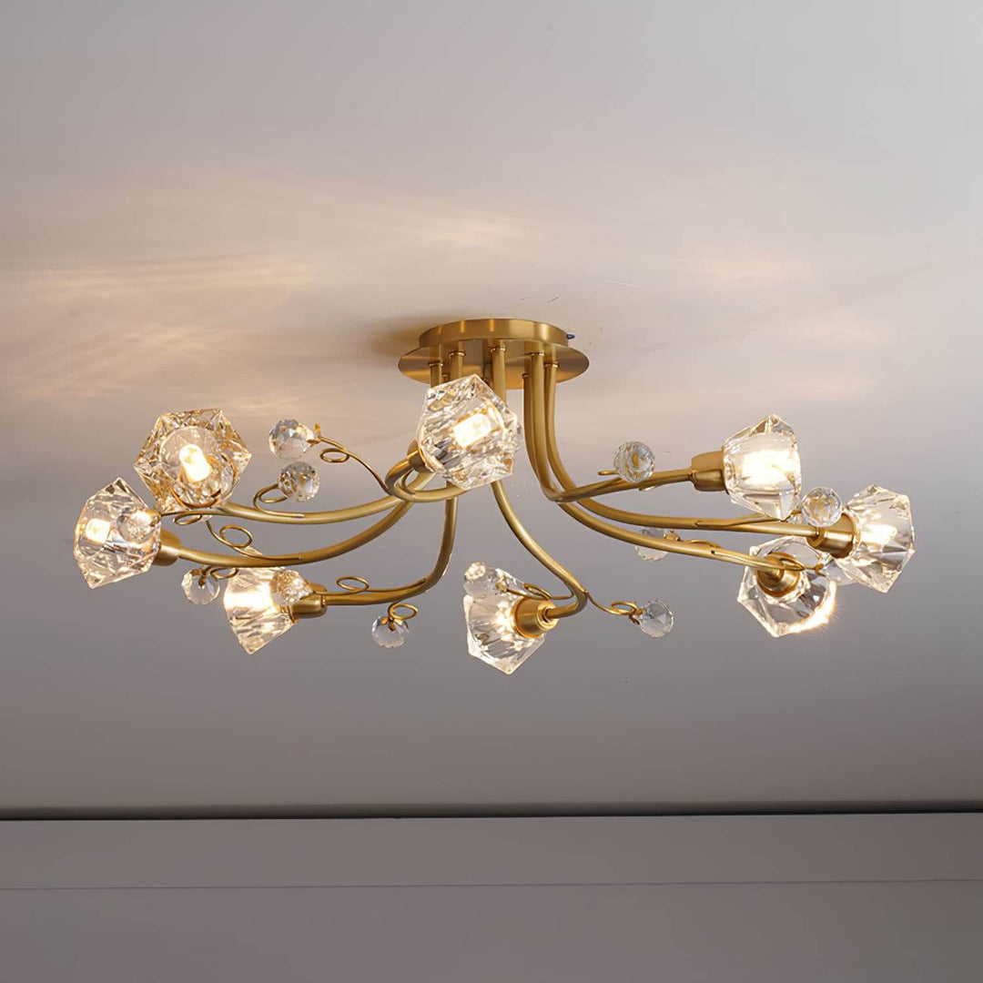 Kavroli Ceiling Light – Nordic Luxury Crystal Ceiling Light