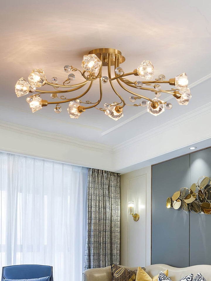 Kavroli Ceiling Light – Nordic Luxury Crystal Ceiling Light