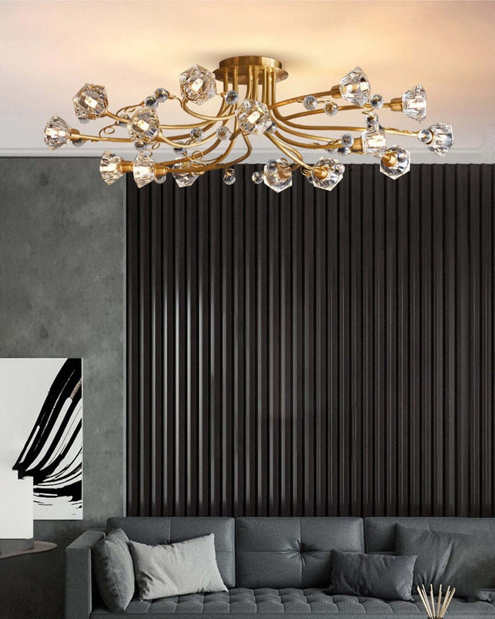 Kavroli Ceiling Light – Nordic Luxury Crystal Ceiling Light