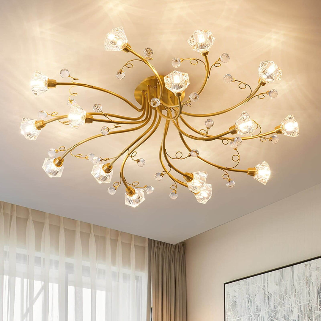 Kavroli Ceiling Light – Nordic Luxury Crystal Ceiling Light