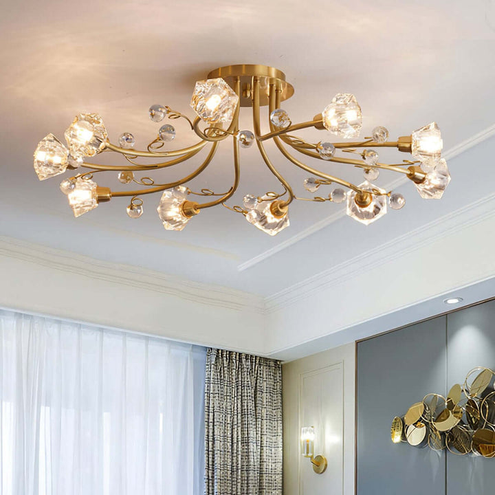 Kavroli Ceiling Light – Nordic Luxury Crystal Ceiling Light
