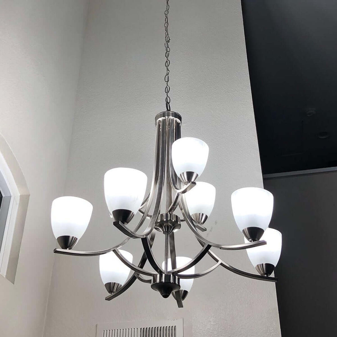 Kavroli Chandelier – French Minimalist Glass Chandelier