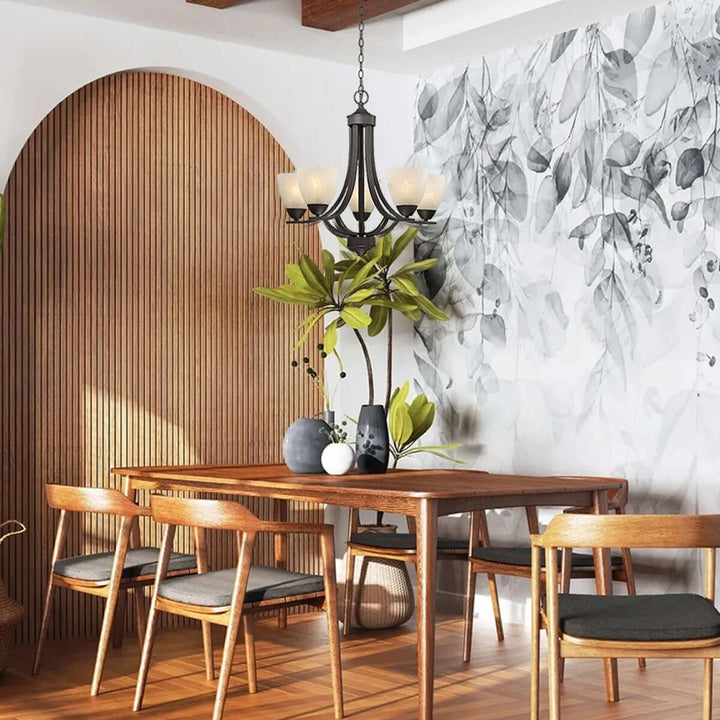 Kavroli Chandelier – French Minimalist Glass Chandelier