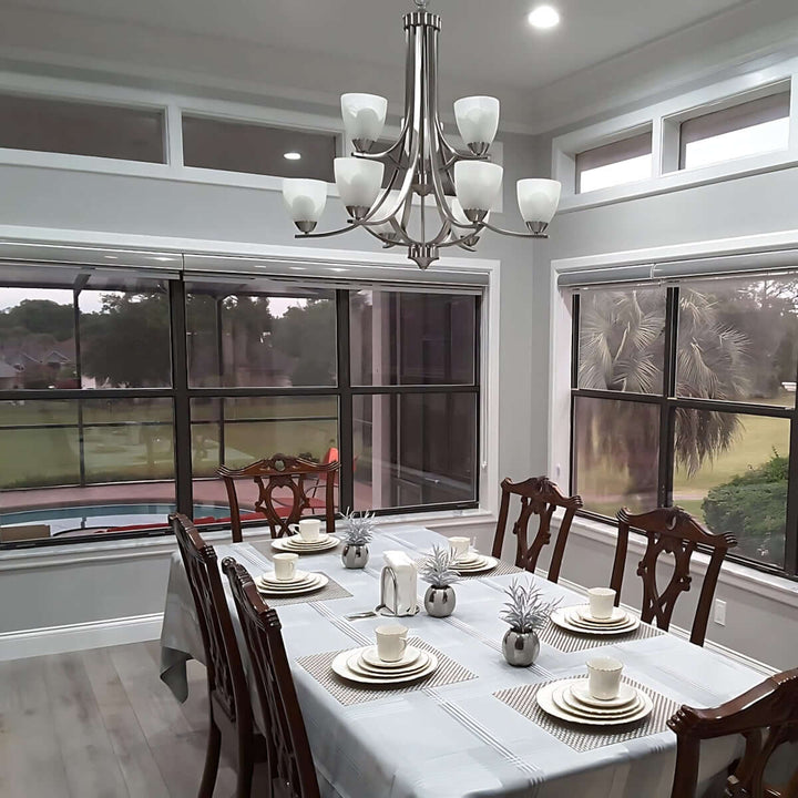 Kavroli Chandelier – French Minimalist Glass Chandelier